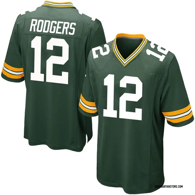 Aaron Rodgers Green Bay Packers Therma Long Sleeve Jersey
